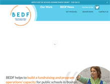 Tablet Screenshot of bedf.org